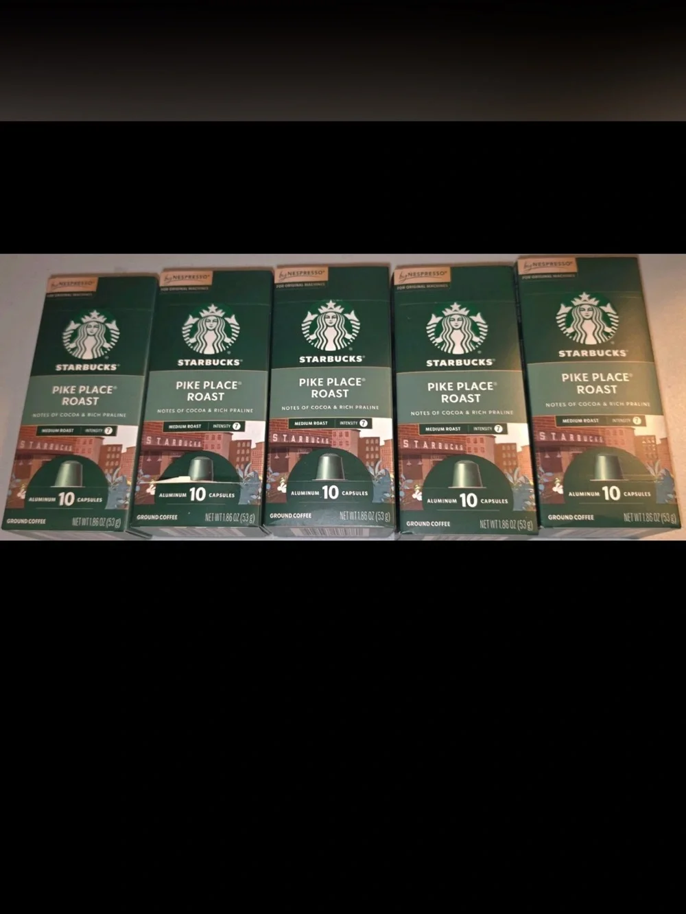 Starbucks by Nespresso Medium Roast Pike Place Roast Coffee 50ct